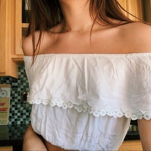 Boho Hippy Off The Shoulder Blouse